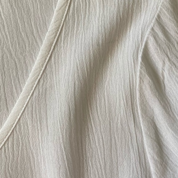 Harlow White Jasmine Woven Lightweight Oversized Short Sleeve Top- Sz-S - Picture 3 of 15